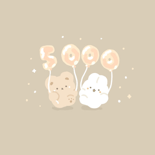 \ スタジオハヌル 5000フォロワー突破記念キャンペーン🎊/