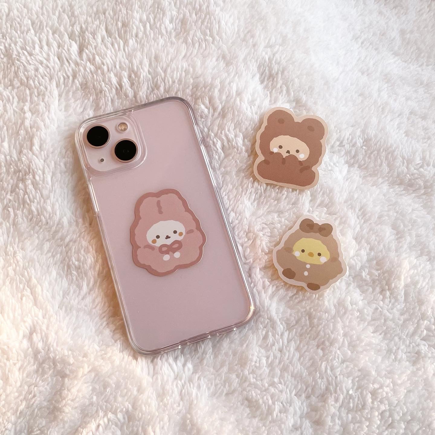 ステッカー3枚セット - もこもこ