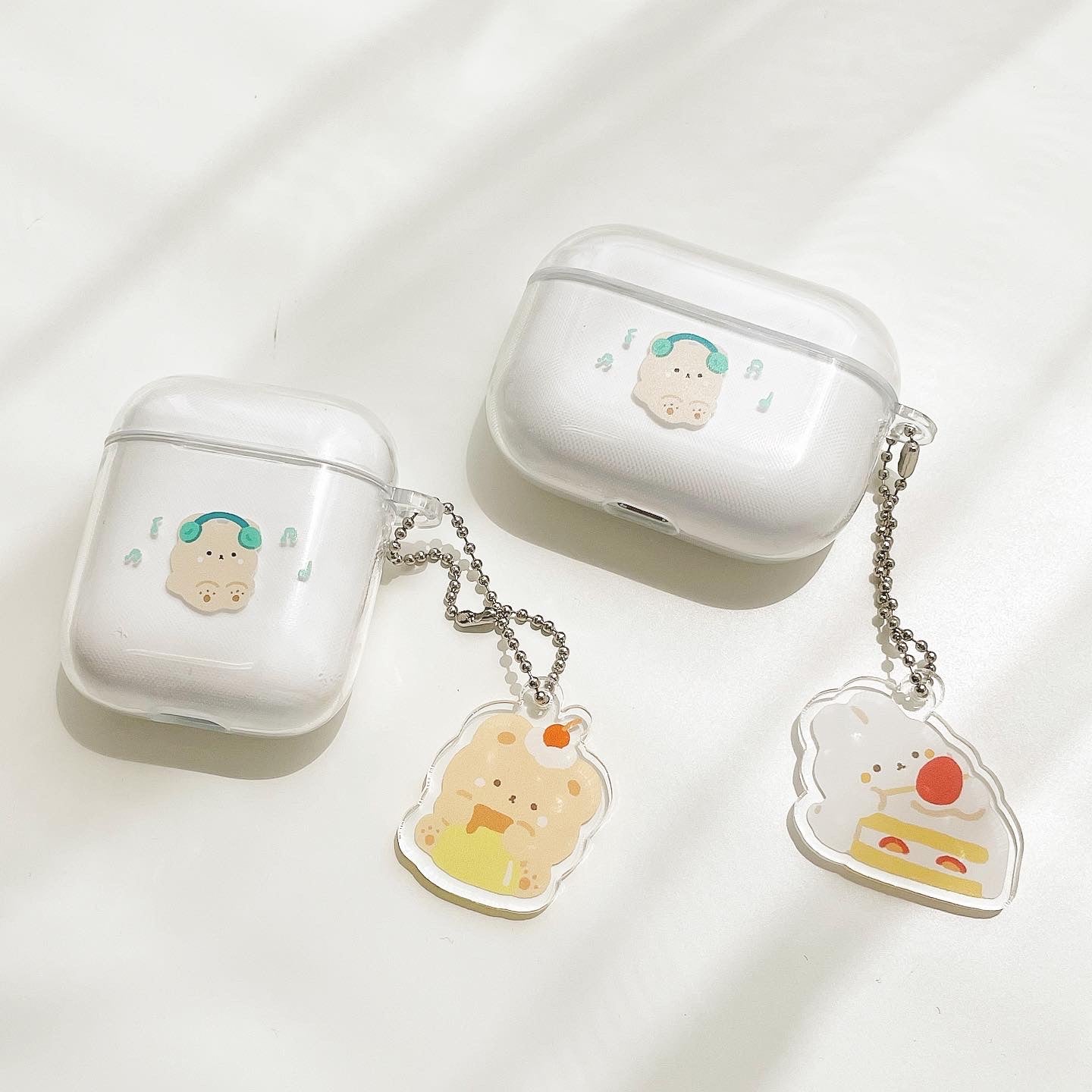 スタジオハヌル アクリルキーチェン パムプリン、タルトショートケーキ