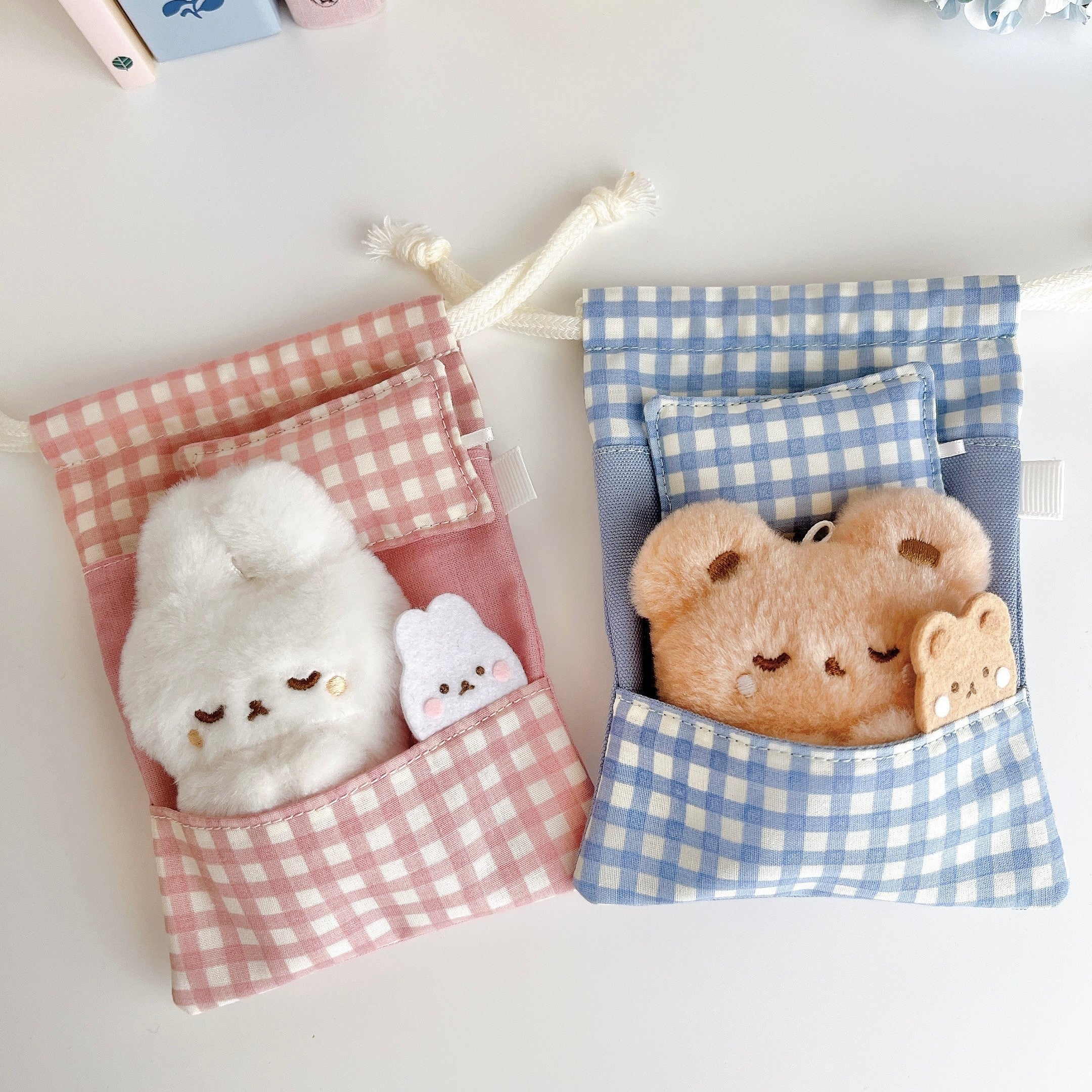 パムとタルトのおふとん巾着